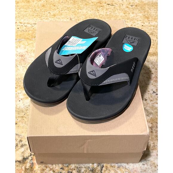 NWT Womens Reef Fanning Bottle Opener Flip Flops Size 8 - Picture 1 of 3